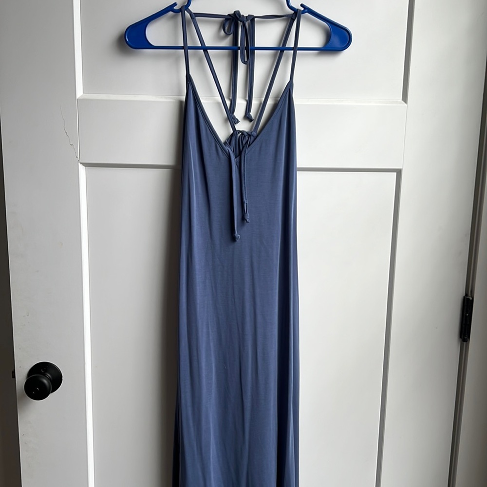 Lulu’s Flowy Midi Summer dress